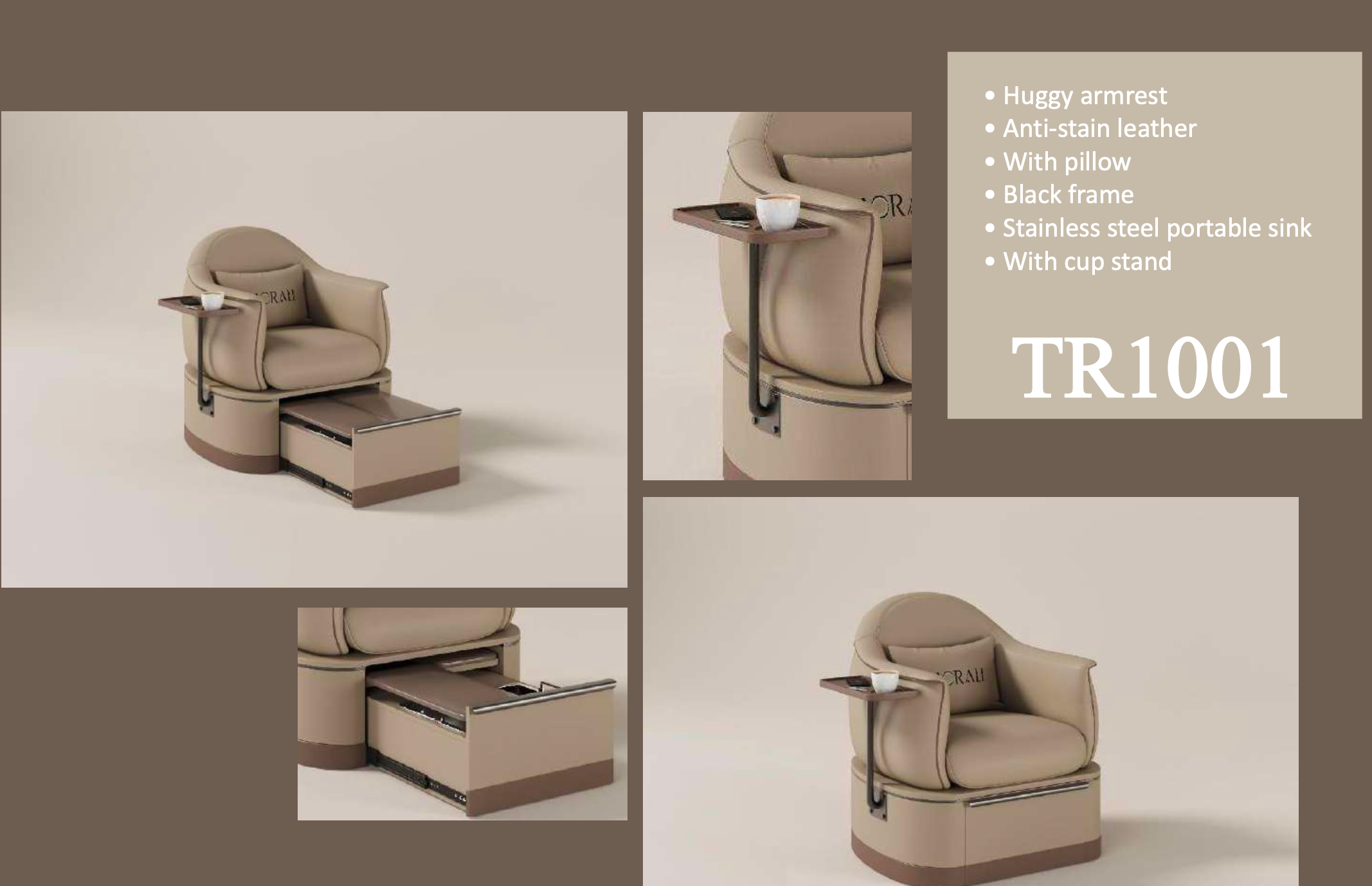 Стул для маникюра Stool for Mani TR3005A